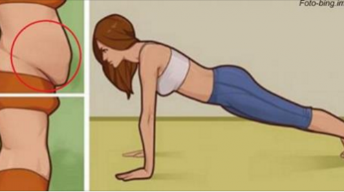 Haciendo este ejercicio por aproximadamente 2 minutos al día, lograras un abdomen plano y sin grasas en 28 días