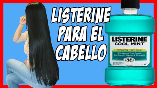 Aplica Listerine en tu cabello y no te imaginas lo que pasará